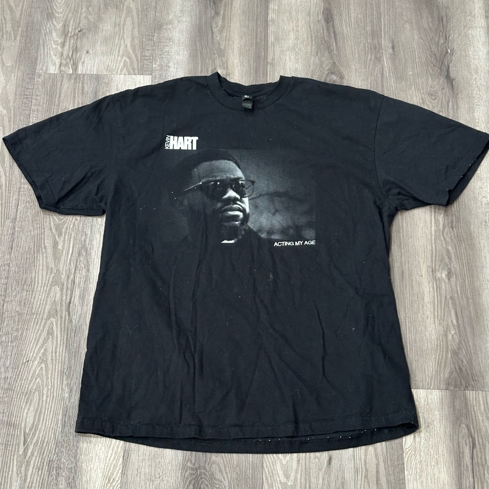 Kevin Hart Acting My Age Tour Shirt black Tee Comedy comedian size XL extra lg